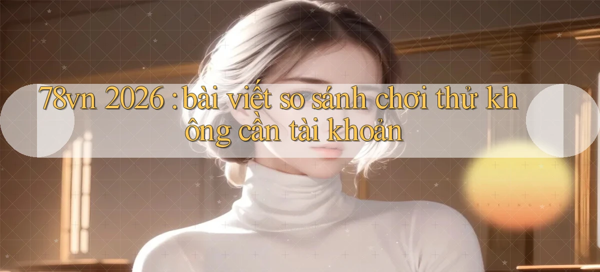 78vn 2026 bài viết so sánh chơi thử không cần tài khoản