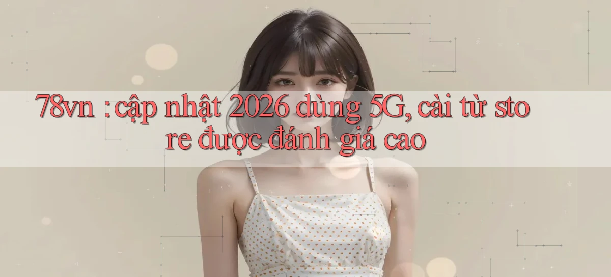 78vn cập nhật 2026 dùng 5G, cài từ store được đánh giá cao