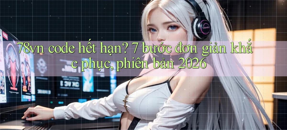 78vn code hết hạn 7 bước đơn giản khắc phục, phiên bản 2026