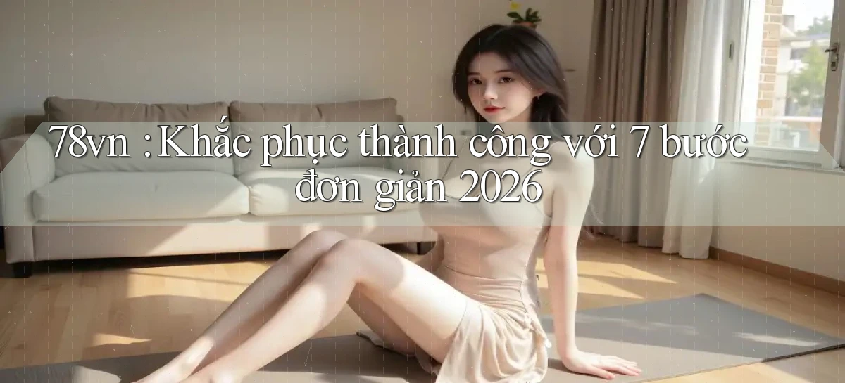 78vn Khắc phục thành công với 7 bước đơn giản 2026