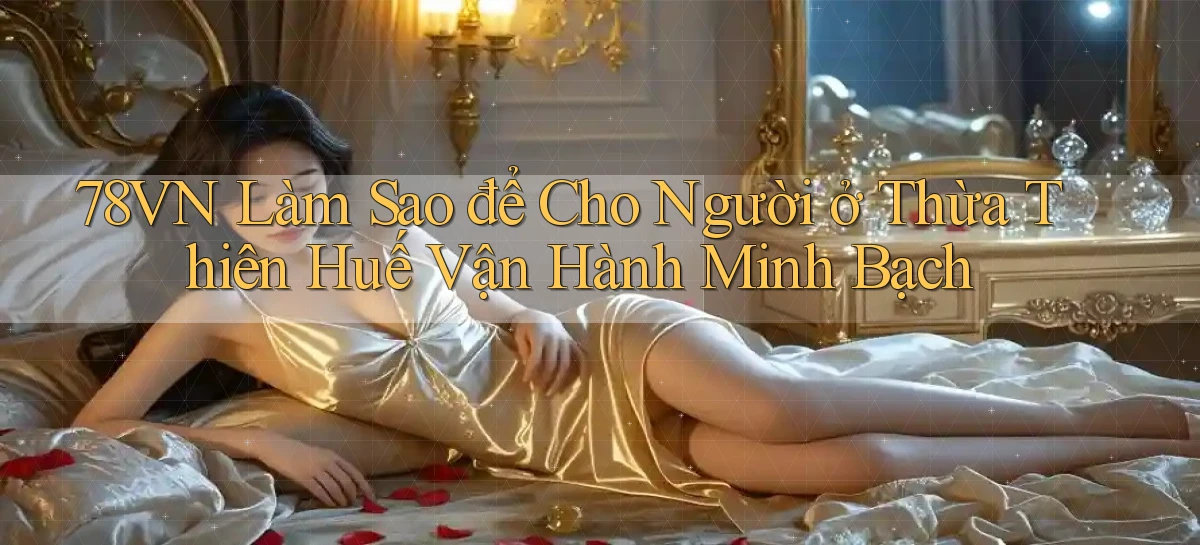 78vn làm sao để cho người ở Thừa Thiên Huế vận hành minh bạch