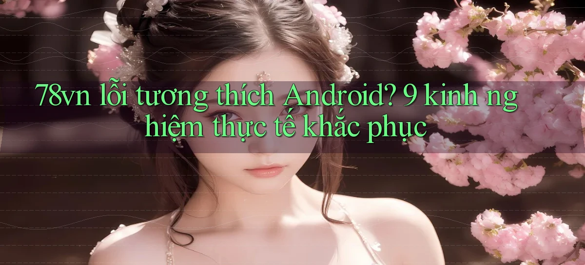 78vn lỗi tương thích Android 9 kinh nghiệm thực tế khắc phục