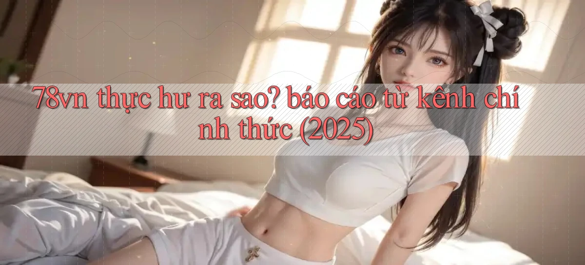 78vn thực hư ra sao báo cáo từ kênh chính thức (2025)