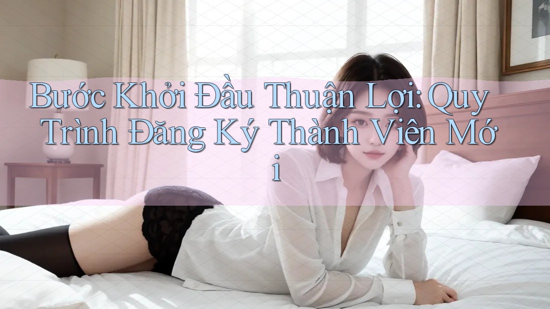 Bước Khởi Đầu Thuận Lợi: Quy Trình Đăng Ký Thành Viên Mới