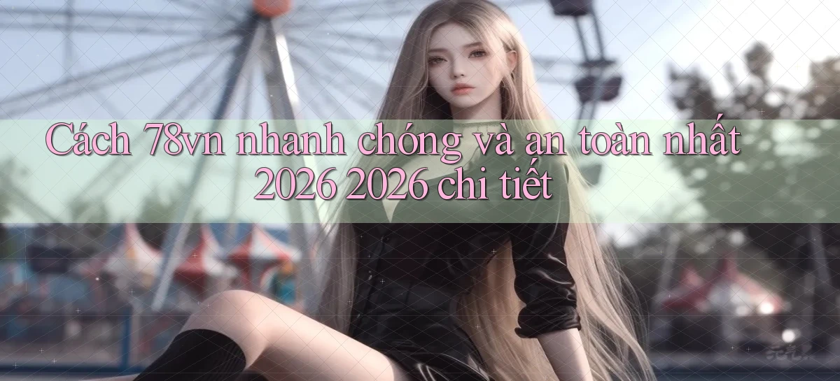 Cách 78vn nhanh chóng và an toàn nhất 2026 2026 chi tiết