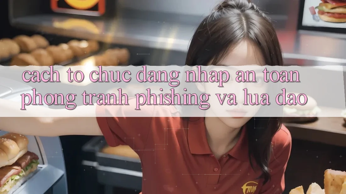 Cách tổ chức Đăng Nhập An toàn - Phòng Tránh Phishing Và Lừa Đảo