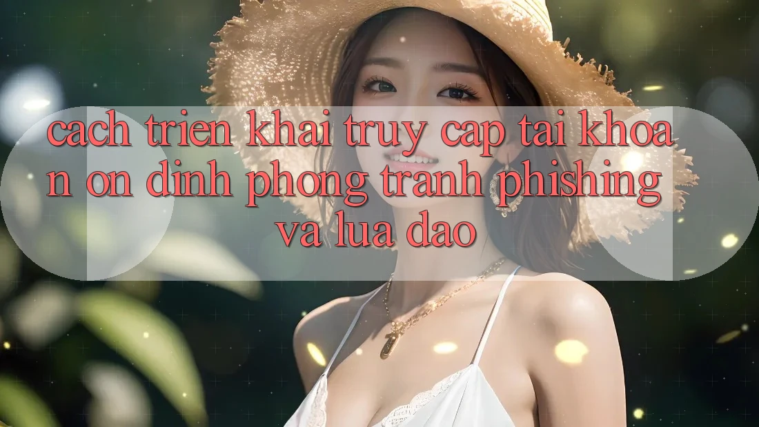 Cách triển khai Truy cập tài khoản Ổn định - Phòng Tránh Phishing Và Lừa Đảo Cách triển khai Truy cập tài khoản Ổn định - Phòng Tránh Phishing Và Lừa Đảo