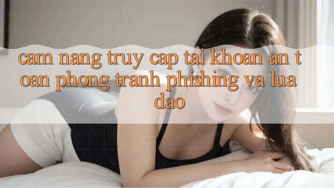 Cẩm nang Truy cập tài khoản An Toàn - Phòng Tránh Phishing Và Lừa Đảo Cẩm nang Truy cập tài khoản An Toàn - Phòng Tránh Phishing Và Lừa Đảo