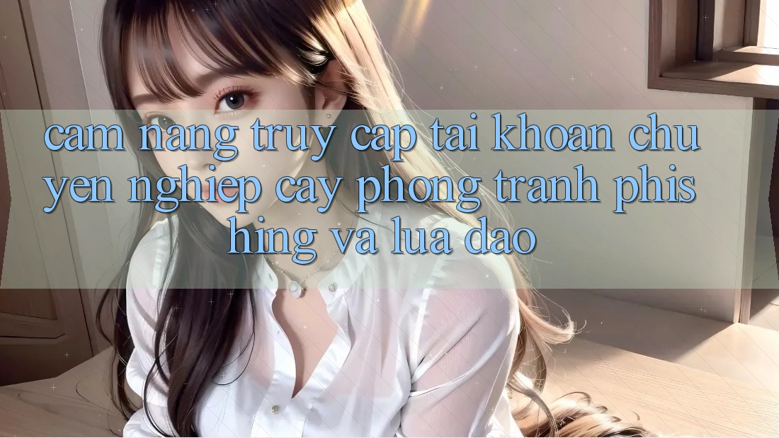 Cẩm nang Truy cập tài khoản Chuyên nghiệp cậy - Phòng Tránh Phishing Và Lừa Đảo Cẩm nang Truy cập tài khoản Chuyên nghiệp cậy - Phòng Tránh Phishing Và Lừa Đảo