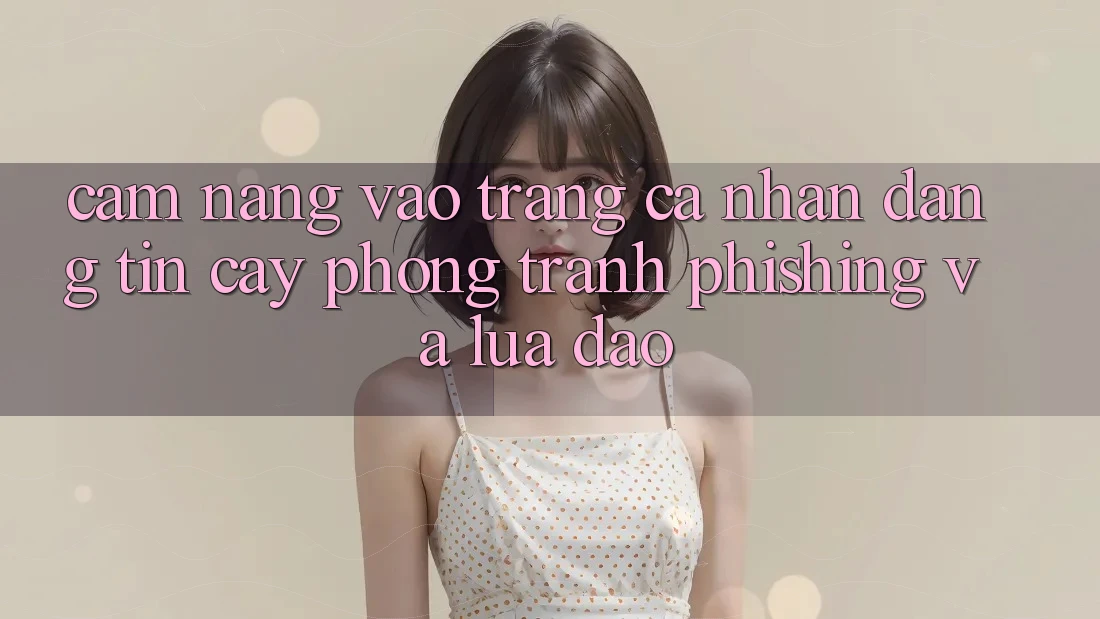 Cẩm nang Vào trang cá nhân Đáng tin cậy - Phòng Tránh Phishing Và Lừa Đảo Cẩm nang Vào trang cá nhân Đáng tin cậy - Phòng Tránh Phishing Và Lừa Đảo