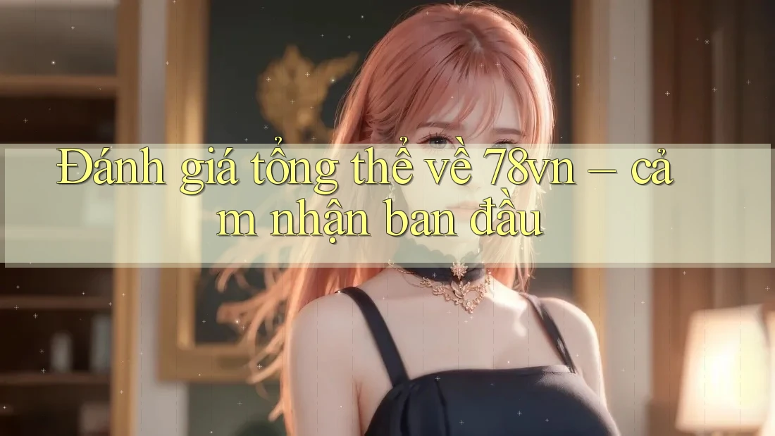 Đánh giá tổng thể về 78vn – cảm nhận ban đầu Đánh giá tổng thể về 78vn – cảm nhận ban đầu
