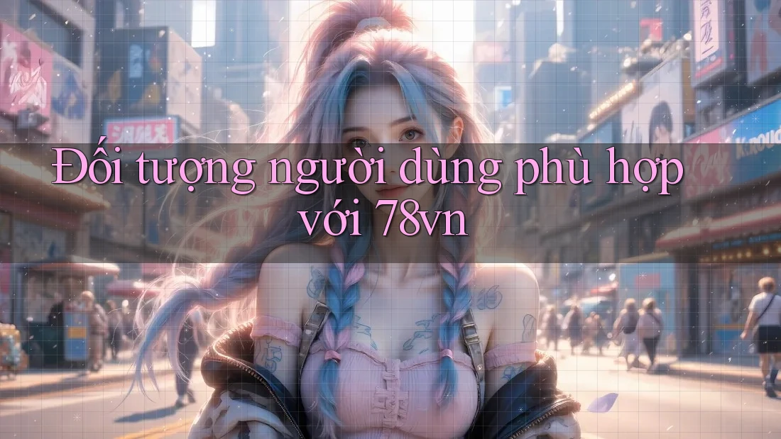 Đối tượng người dùng phù hợp với 78vn Đối tượng người dùng phù hợp với 78vn