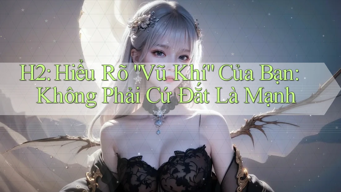 H2: Hiểu Rõ “Vũ Khí” Của Bạn: Không Phải Cứ Đắt Là Mạnh