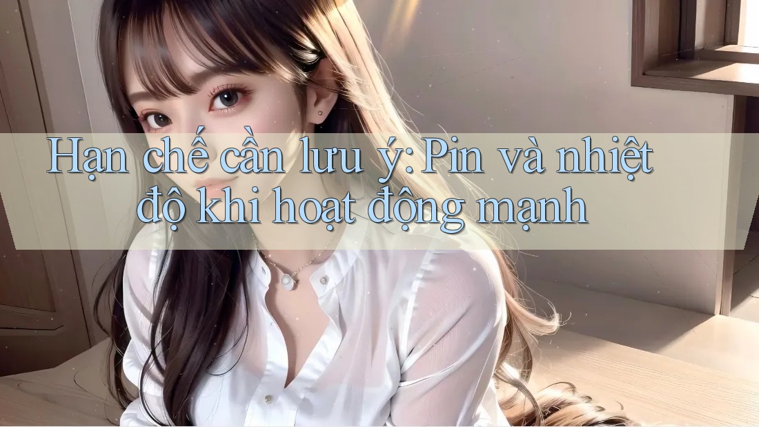 Hạn chế cần lưu ý: Pin và nhiệt độ khi hoạt động mạnh