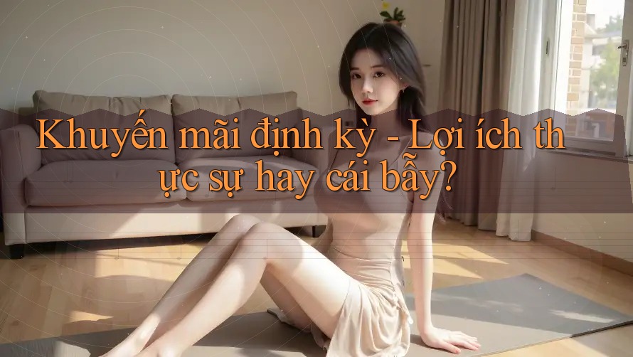 Khuyến mãi định kỳ - Lợi ích thực sự hay cái bẫy?