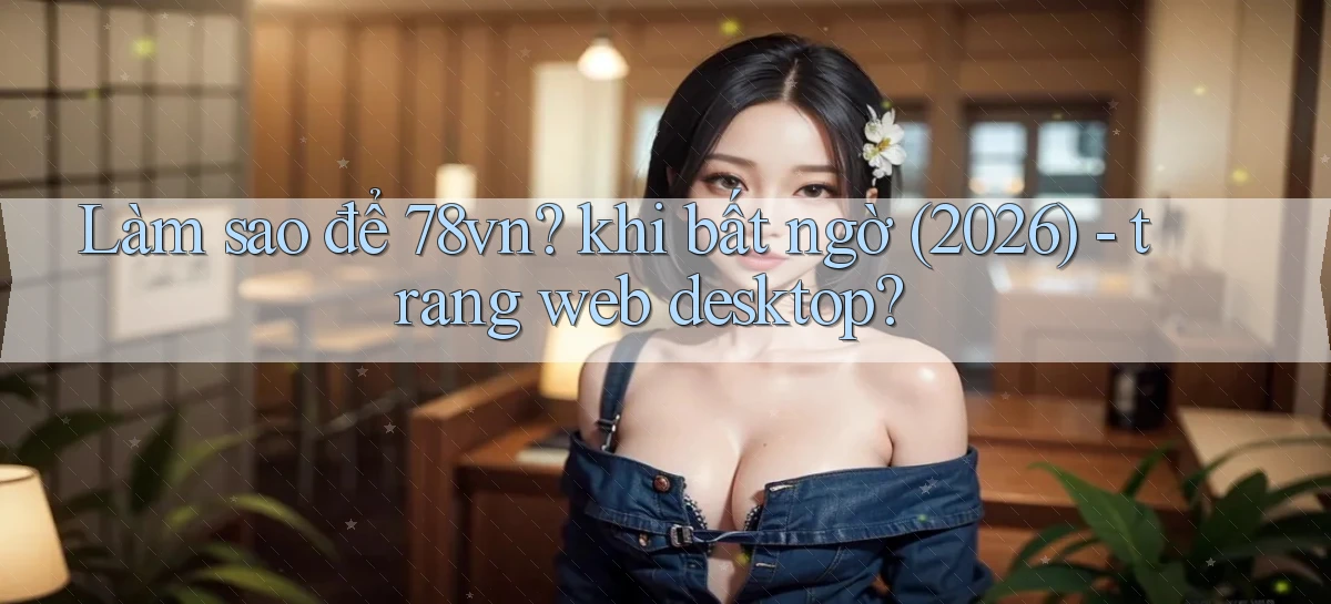 Làm sao để 78vn khi bất ngờ (2026)   trang web desktop