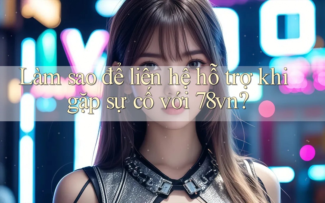 Làm sao để liên hệ hỗ trợ khi gặp sự cố với 78vn?