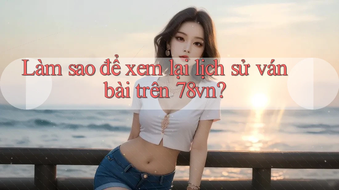 Làm sao để xem lại lịch sử ván bài trên 78vn? Làm sao để xem lại lịch sử ván bài trên 78vn?
