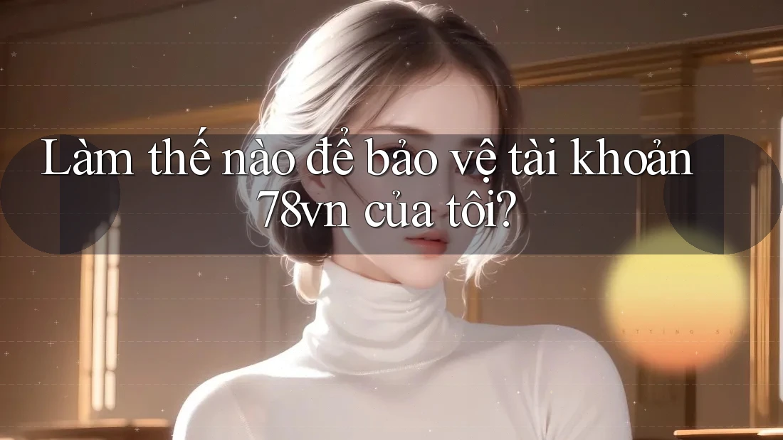 Làm thế nào để bảo vệ tài khoản 78vn của tôi? Làm thế nào để bảo vệ tài khoản 78vn của tôi?