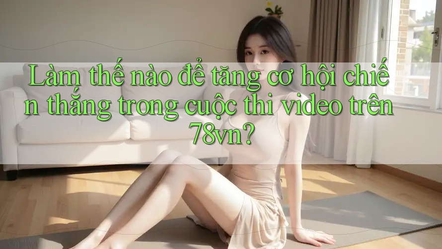 Làm thế nào để tăng cơ hội chiến thắng trong cuộc thi video trên 78vn? Làm thế nào để tăng cơ hội chiến thắng trong cuộc thi video trên 78vn?