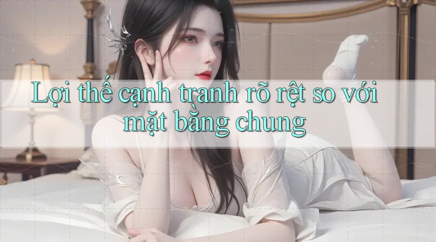 Lợi thế cạnh tranh rõ rệt so với mặt bằng chung Lợi thế cạnh tranh rõ rệt so với mặt bằng chung