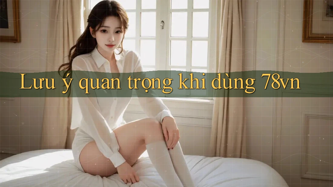 Lưu ý quan trọng khi dùng 78vn