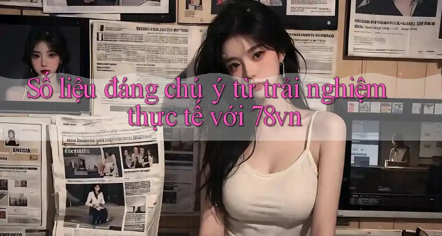 Số liệu đáng chú ý từ trải nghiệm thực tế với 78vn Số liệu đáng chú ý từ trải nghiệm thực tế với 78vn