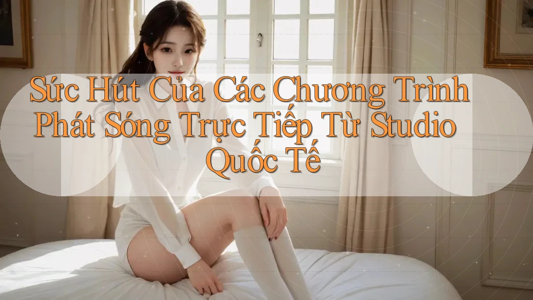 Sức Hút Của Các Chương Trình Phát Sóng Trực Tiếp Từ Studio Quốc Tế Sức Hút Của Các Chương Trình Phát Sóng Trực Tiếp Từ Studio Quốc Tế