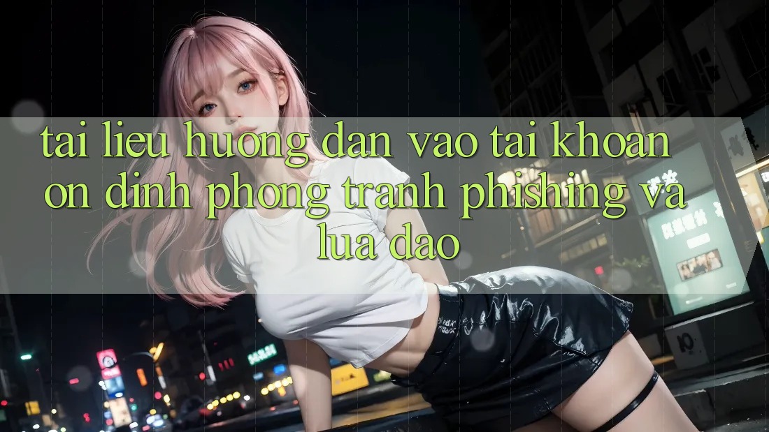 Tài liệu hướng dẫn Vào tài khoản Ổn định - Phòng Tránh Phishing Và Lừa Đảo Tài liệu hướng dẫn Vào tài khoản Ổn định - Phòng Tránh Phishing Và Lừa Đảo