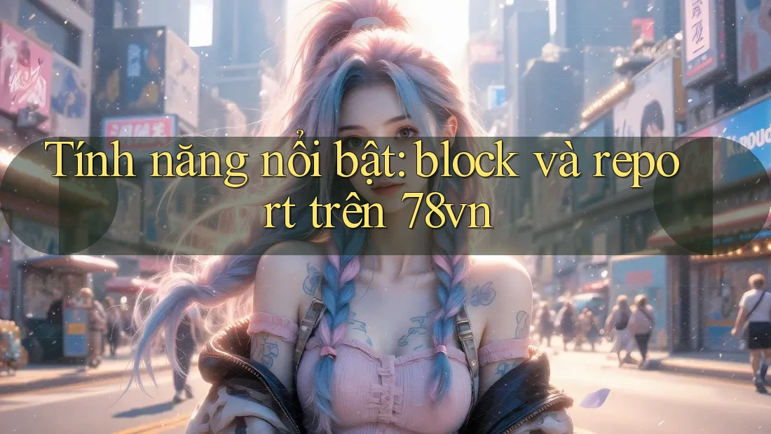 Tính năng nổi bật: block và report trên 78vn Tính năng nổi bật: block và report trên 78vn