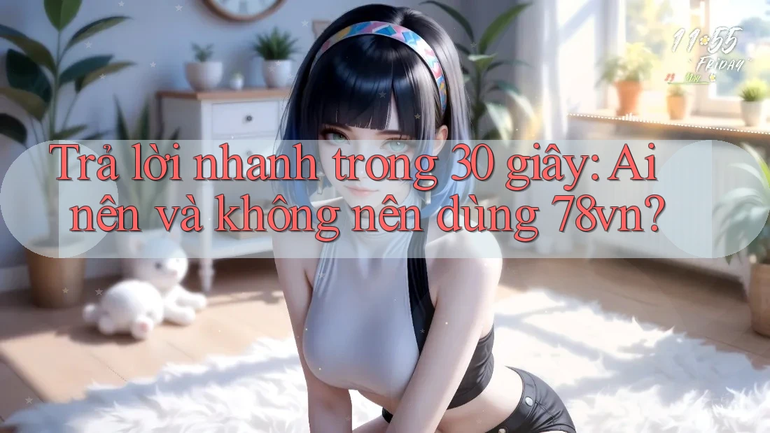 Trả lời nhanh trong 30 giây: Ai nên và không nên dùng 78vn? Trả lời nhanh trong 30 giây: Ai nên và không nên dùng 78vn?