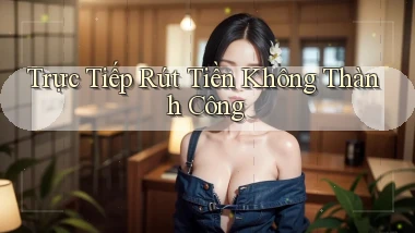 Trực tiếp Rút tiền không thành công