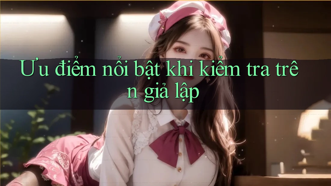 Ưu điểm nổi bật khi kiểm tra trên giả lập Ưu điểm nổi bật khi kiểm tra trên giả lập