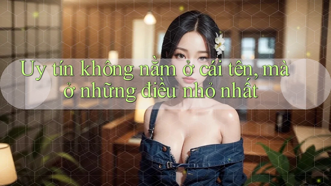 Uy tín không nằm ở cái tên, mà ở những điều nhỏ nhất Uy tín không nằm ở cái tên, mà ở những điều nhỏ nhất